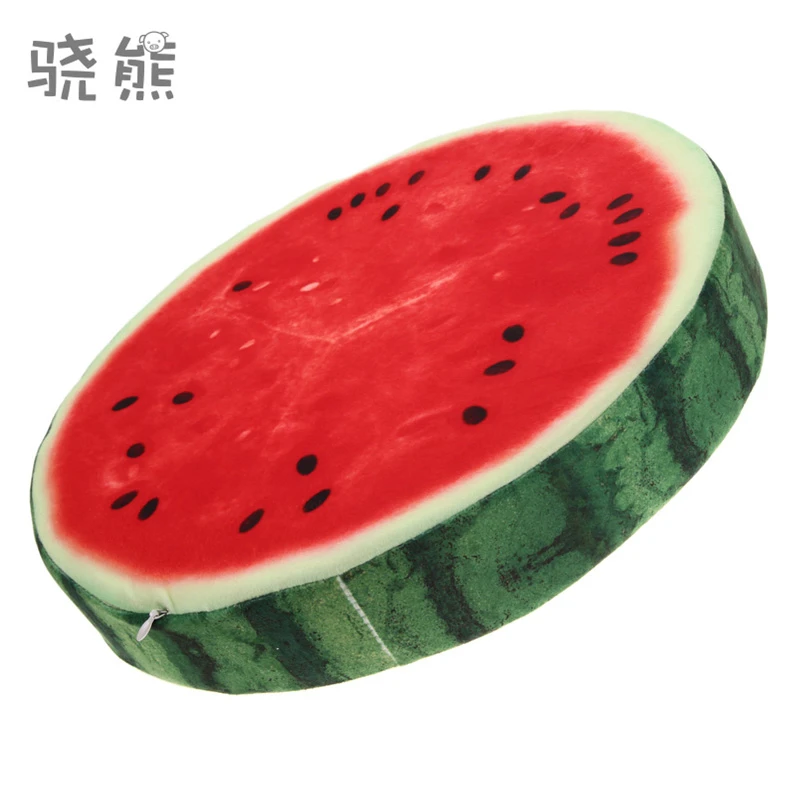 

New Creative 3D Summer Fruit PP Cotton Office Chair Back Cushion Sofa Throw Pillow New
