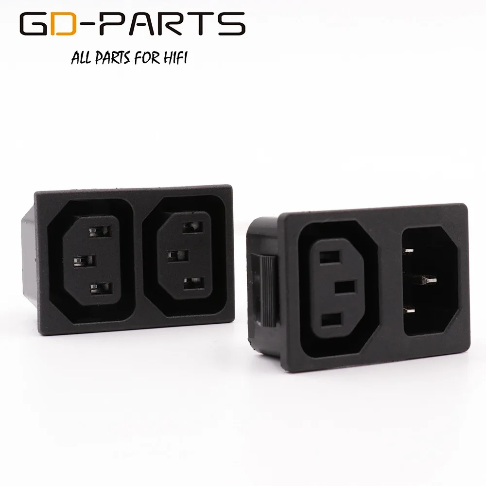 GD PARTS двойной разъем питания IEC320 Штекерный розетка В переменного тока 10 А CE CCC TUV
