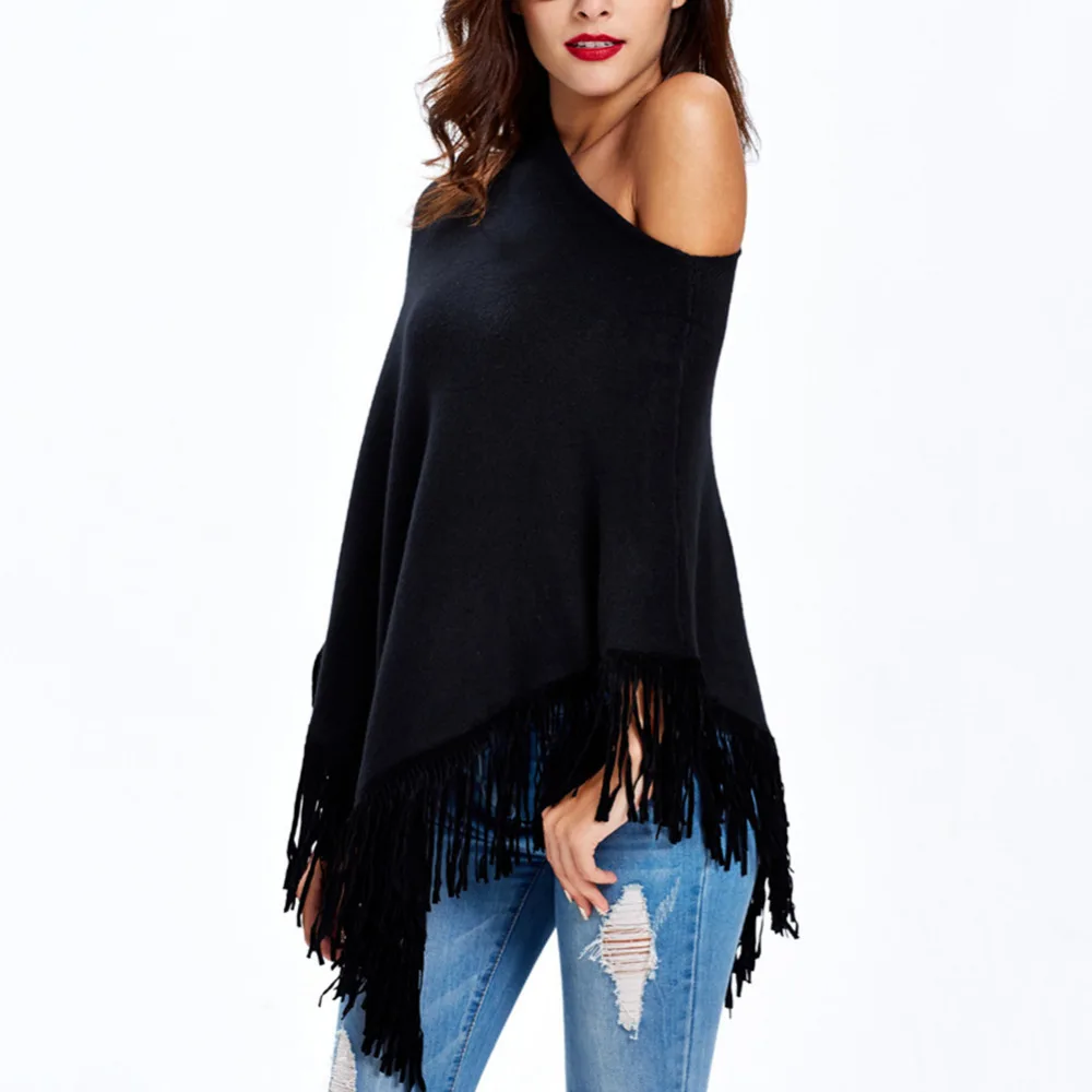 

2017 новое модное женское пончо с бахромой, зимний неравномерный замшевый шарф-бандана, шарф высокого качества, кашемировая шаль, накидка, хид...