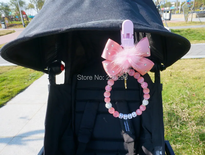 Комплект из 2 предметов Очаровательная детская коляска с розовым опалом