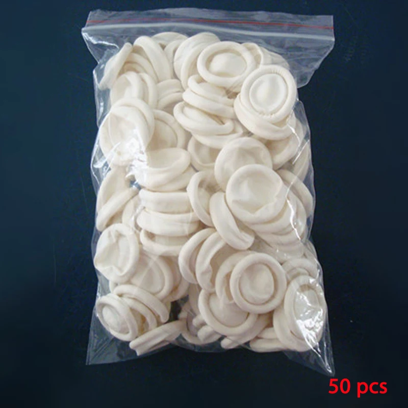 

Tattoo accessories Disposable finger sets single use latex finger cots for eyebrow lip operation