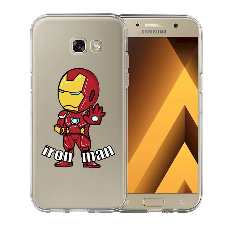 Чехол для телефона Samsung Galaxy S6 S7 S8 S9 S10 Edge Plus Lite A3 A5 A6 A7 A8 2015 2016 2017 2018 Marvel Luxury cartoon cute |