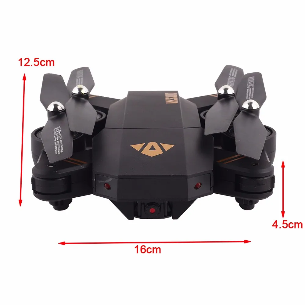 Дрон для селфи с камерой XS809 XS809w Fpv Радиоуправляемый вертолет Квадрокоптер мини