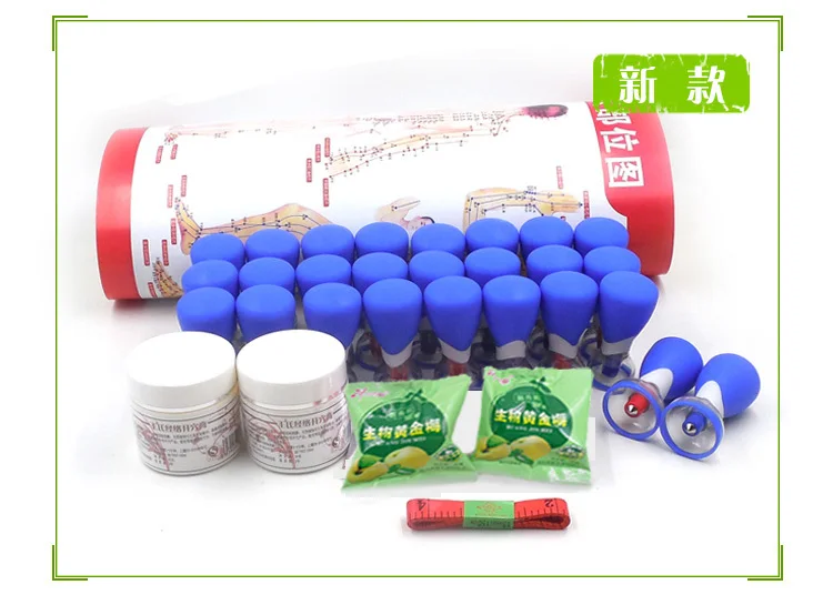 26 Pcs Magnetic Acupuncture Suction Cup Weight Loss Needle Five Elements Moxibustion Scraping Therapy | Канцтовары для офиса и