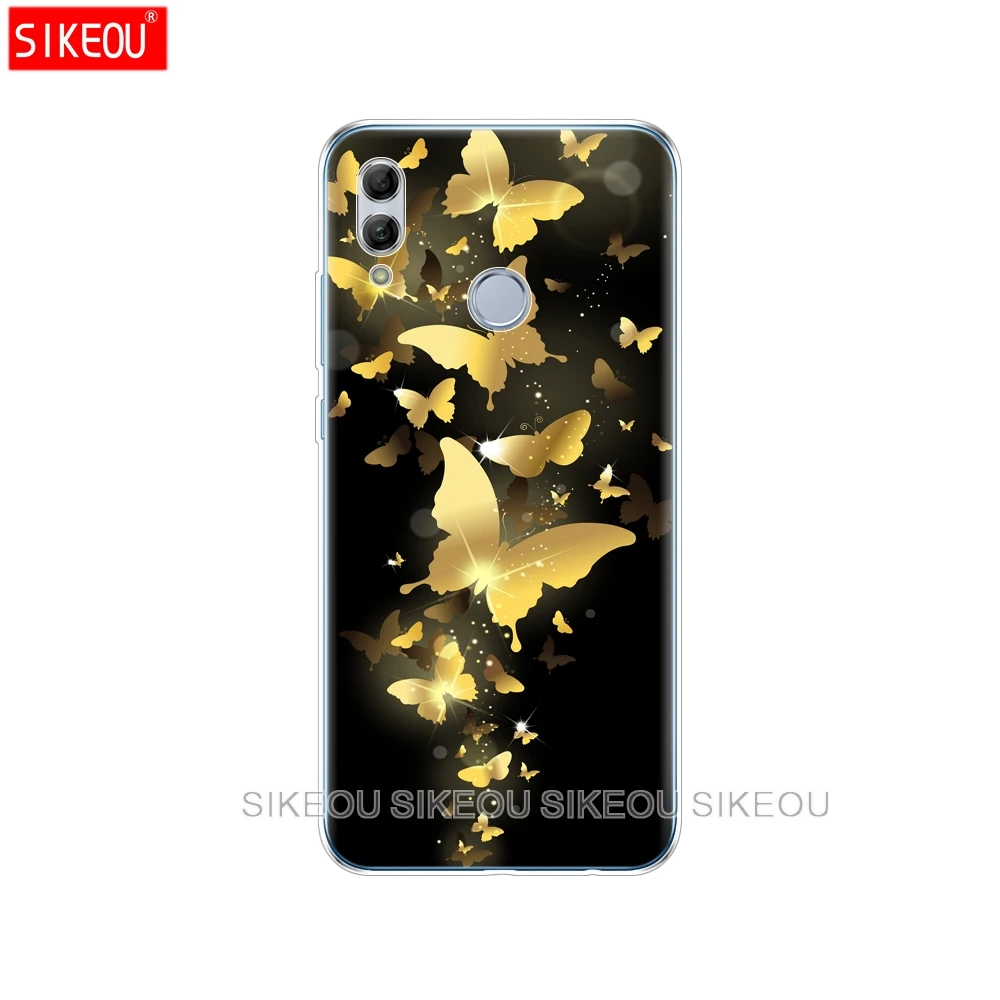 Силиконовый чехол для huawei honor 10 lite, чехол 6,21 дюйма, мягкая задняя крышка для телефона из ТПУ для honor 10 lite, защитный чехол Etui full 360 - Цвет: 61051
