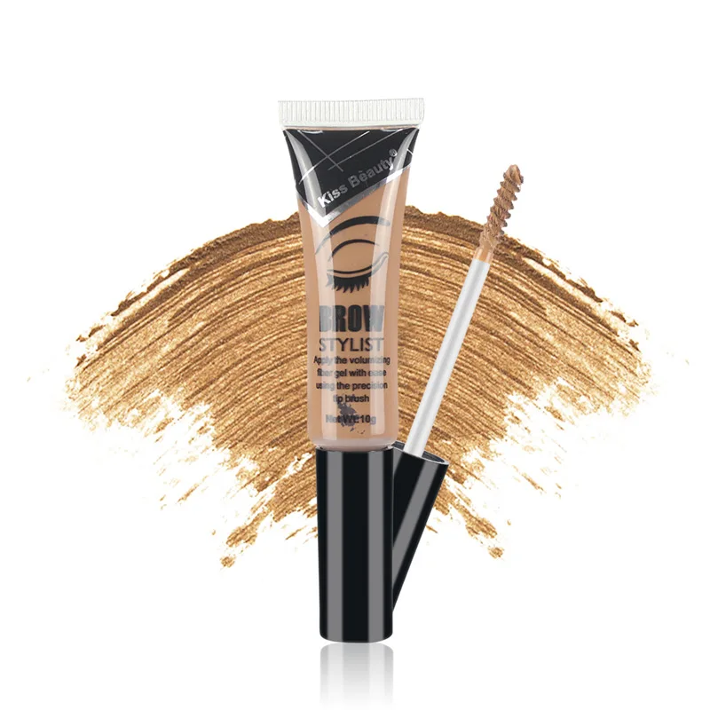 Kiss beauty гель для бровей 6 цветов усилитель стойкая краска макияжа водостойкий