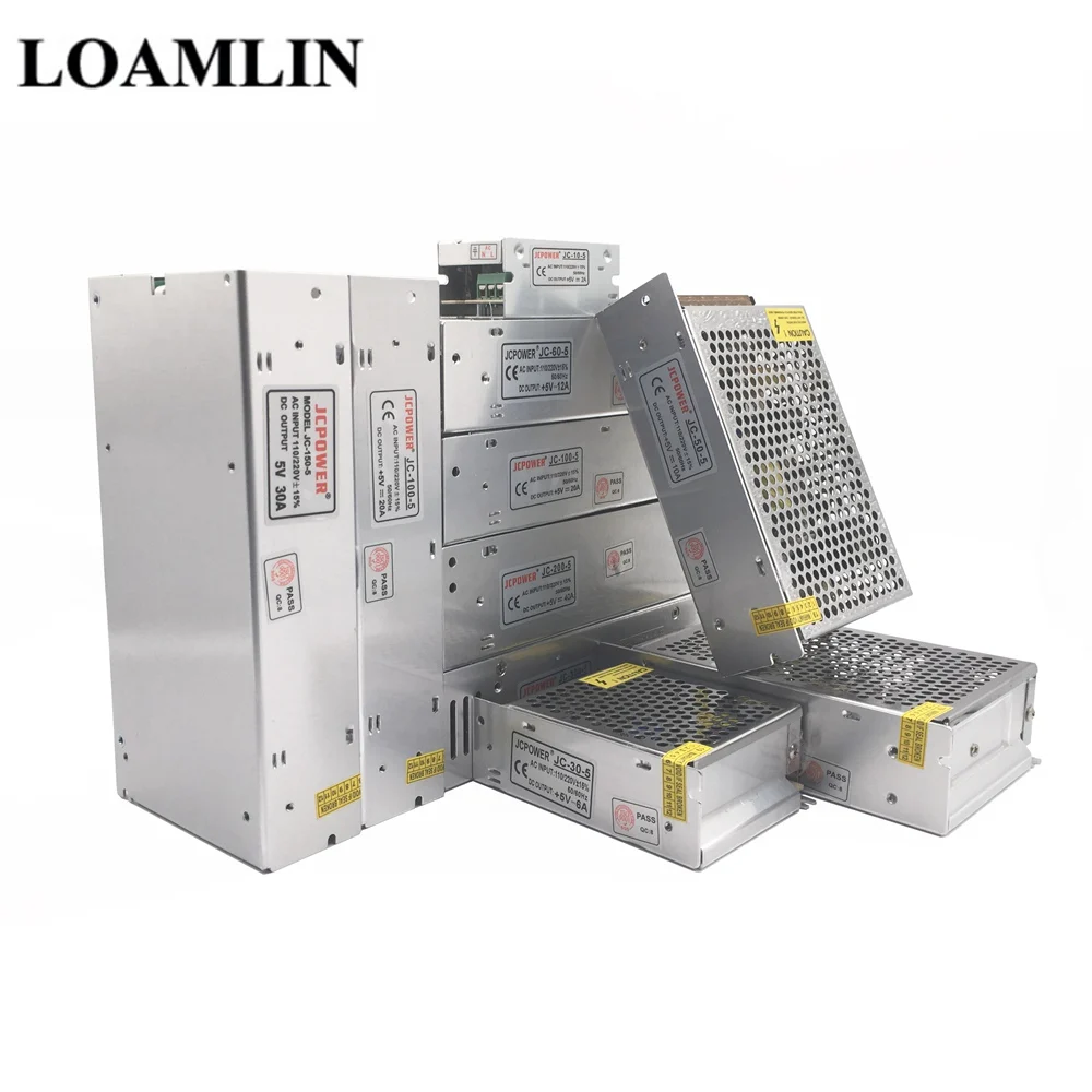 Источник питания для светодиодных лент трансформаторы WS2812B WS2801 SK6812 SK9822 APA102