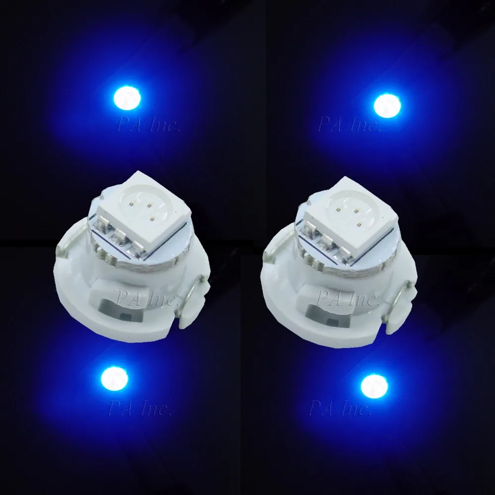 PA светодиодный 10 шт. x T4.7 T5 1SMD 5050 SMD 12 в Neo клиновидная панель пинбол 5 цветов|bulb led|bulb