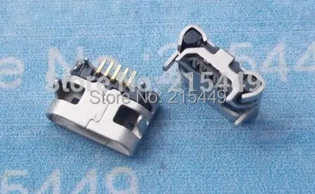 50 шт./лот micro 5pin usb разъем для зарядки многих мобильных телефонов и планшетов