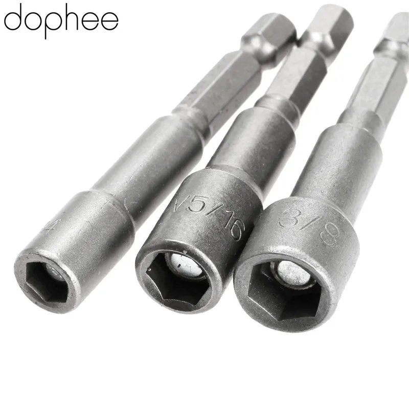 Набор Магнитных гаечных ключей dophee 3 шт. переходник для гнезда шестигранное