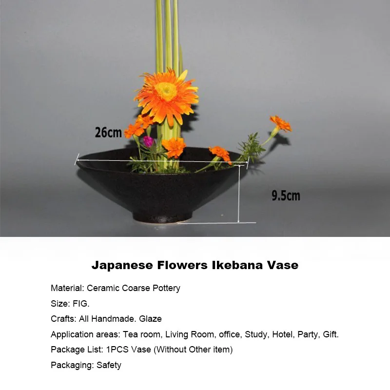 Zen Ikebana гидропонный цветочный горшок грубая керамика настольная Цветочная