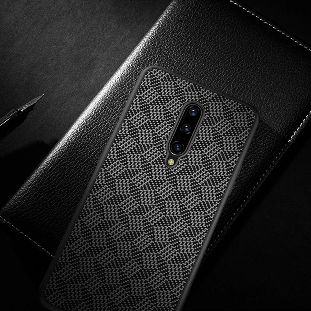 Для OnePlus 7 Pro Чехол NILKIN из синтетического углеродного волокна Жесткий PC телефон задняя крышка для OnePlus 7 Pro Телефон оболочка