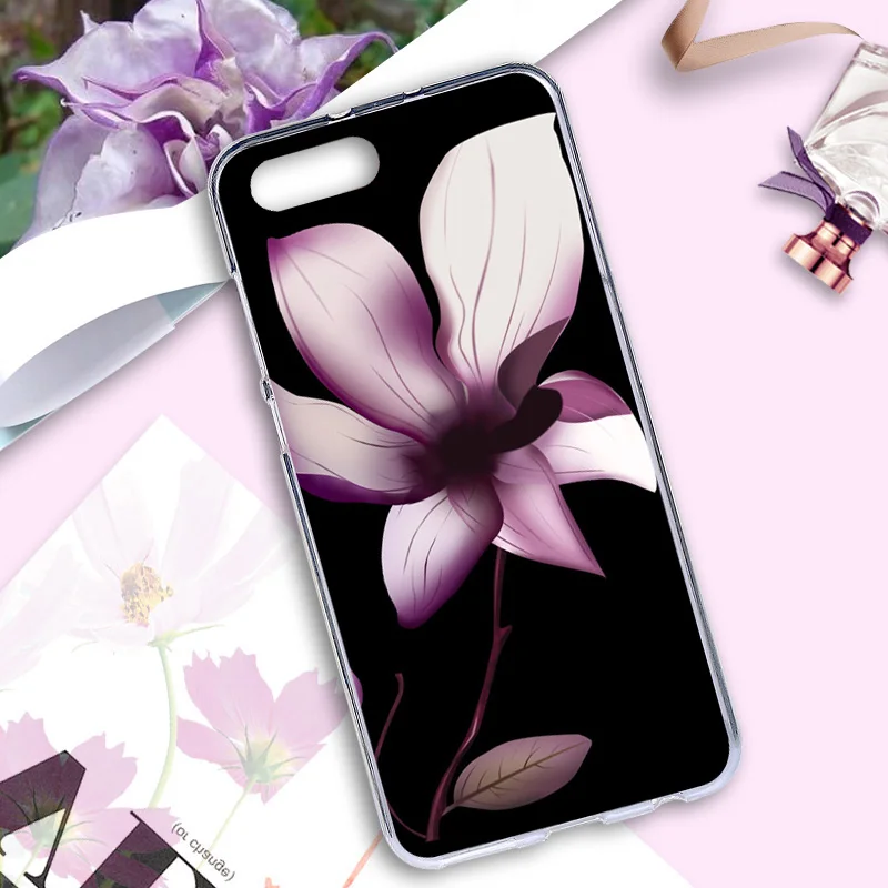 Чехол для huawei Honor V8/V9/V10 Фламинго Цвет печать цветочный Рисунок Назад Shell защитный