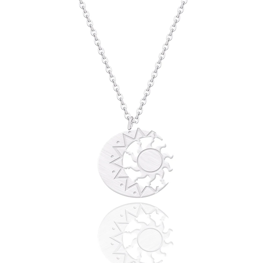 Wiccan Jewelry лунные ожерелья розовое золото фотосессия Женская татуировка из