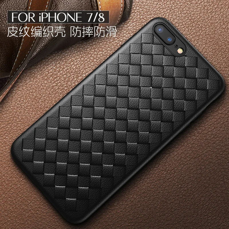 Мягкий силиконовый чехол BOOMBOOS классический сетчатый для iphone 7 8 (4 дюйма) plus (5 5
