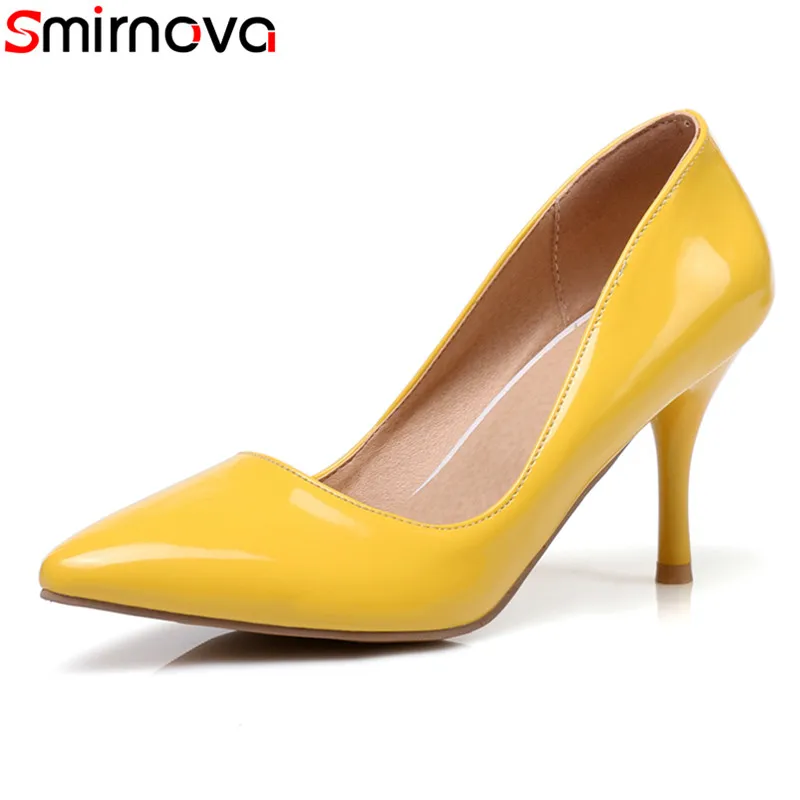 Smirnova/Большой размер 34 47 новые модные сексуальные женские туфли лодочки с