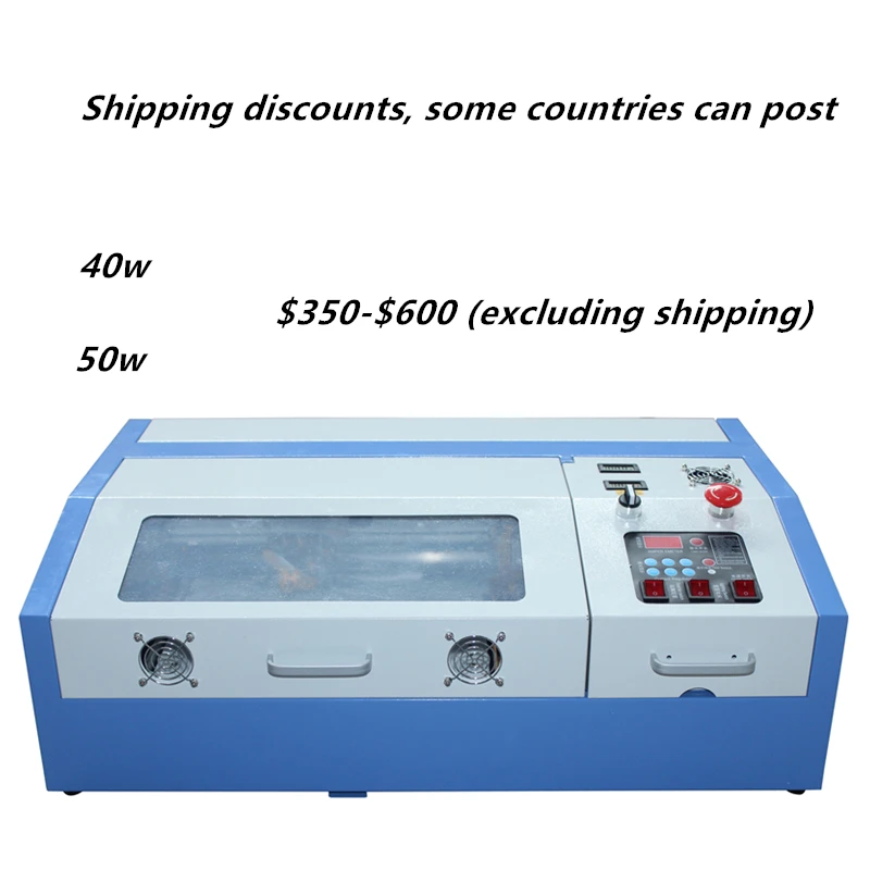 Небольшой лазерный режущий станок цена 3020 гравировальный co2 50 Вт|Фрезы по дереву|