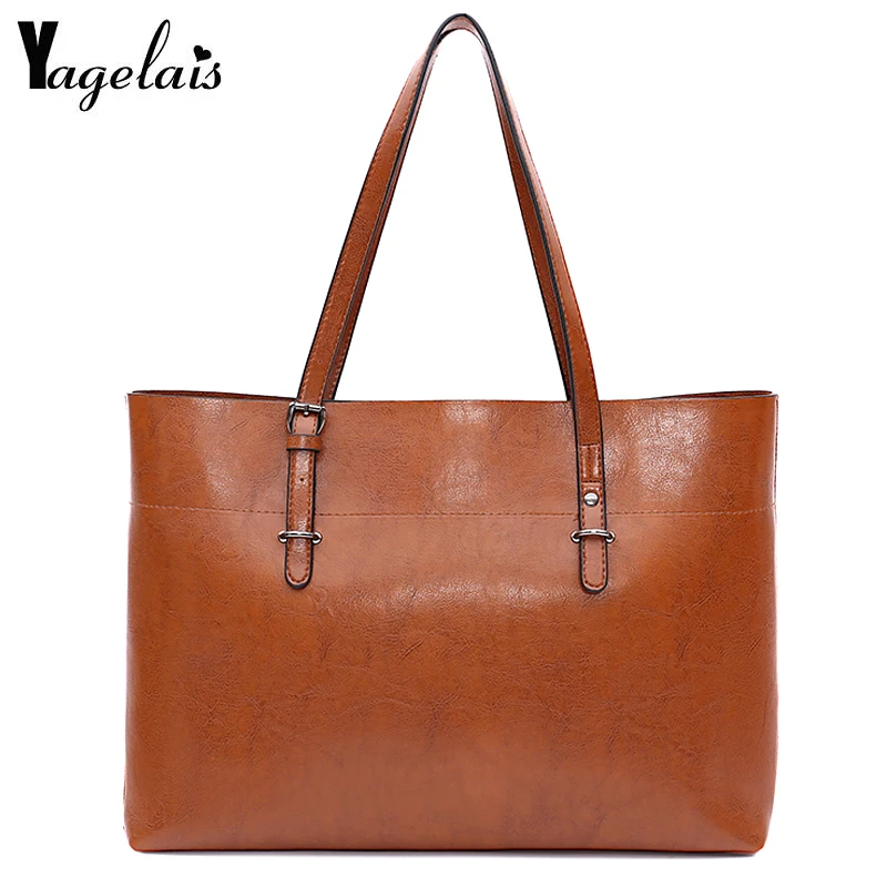 

2022 Роскошная брендовая винтажная Сумка-тоут большого размера из искусственной кожи, Женская Повседневная вместительная сумка для покупок ...