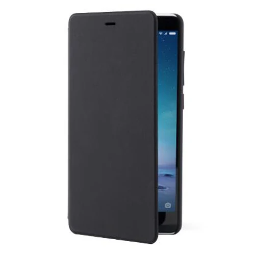 Xiao mi 4c mi 4c чехол Модный Флип кожаный чехол для телефона для Xiao mi 4c из искусственной кожи чехол умный дизайн - Цвет: Черный