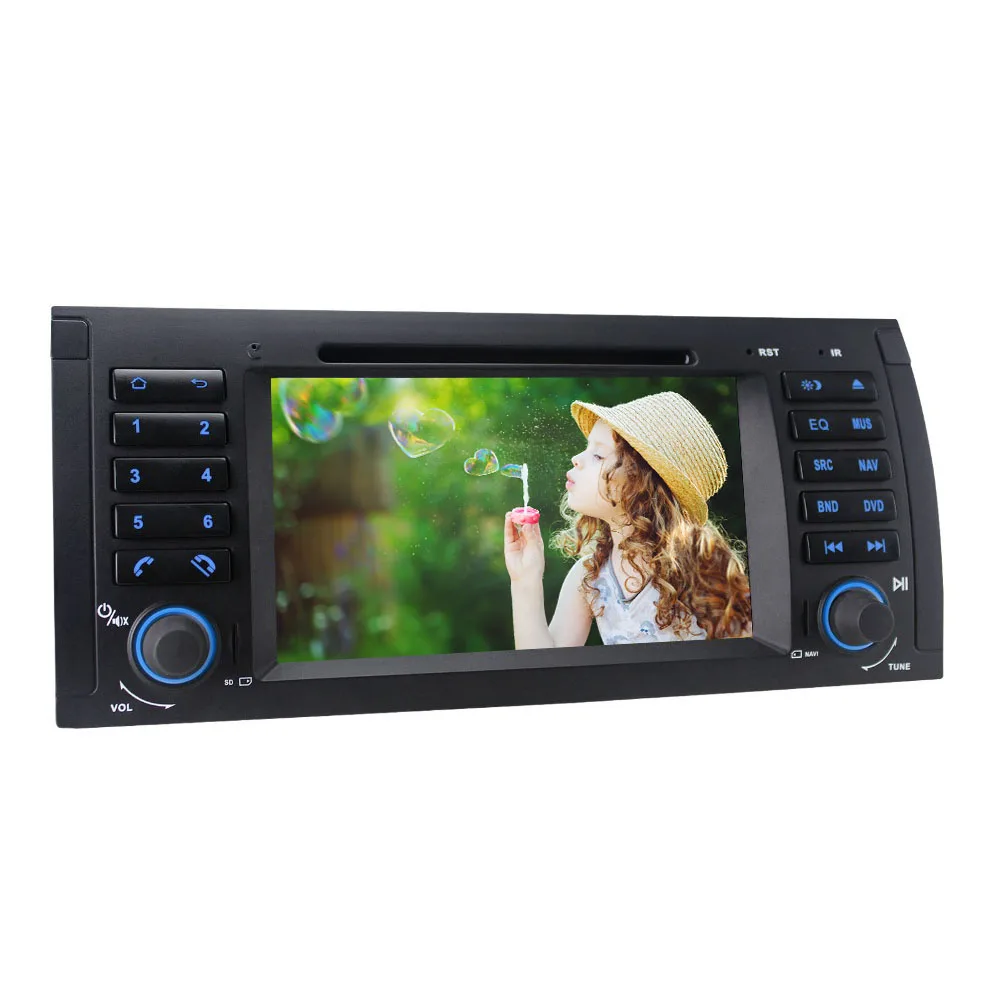 Автомагнитола на Android 8 1 со встроенным DSP 7 &quot Din 2 ГБ/32 ГБ Wi Fi HD GPS для BMW 5 серии E39 E53