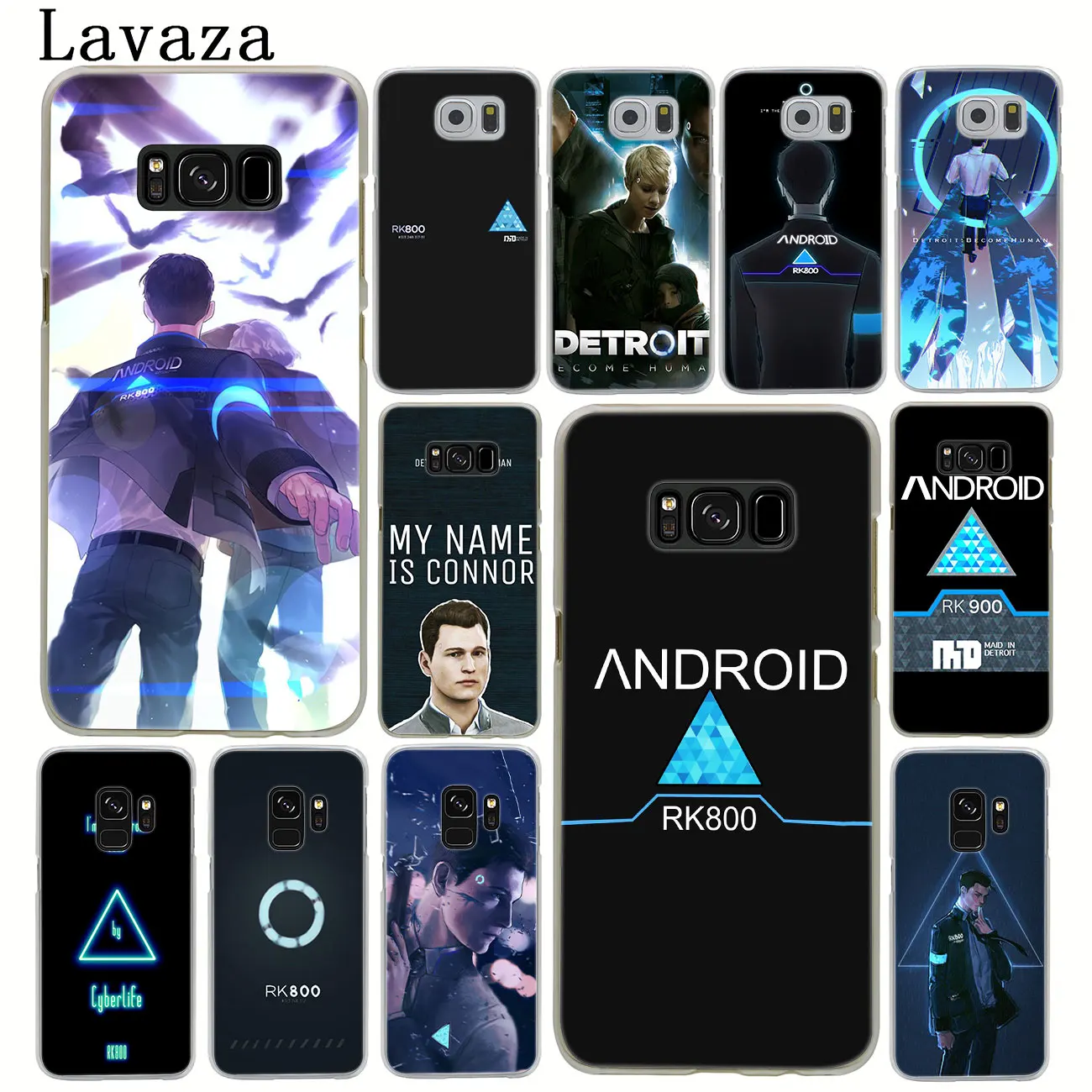 Твердый чехол для телефона Lavaza Detroit Become Human RK800 Connor Samsung Galaxy S7 S6 Edge S8 S9 + S10 Plus