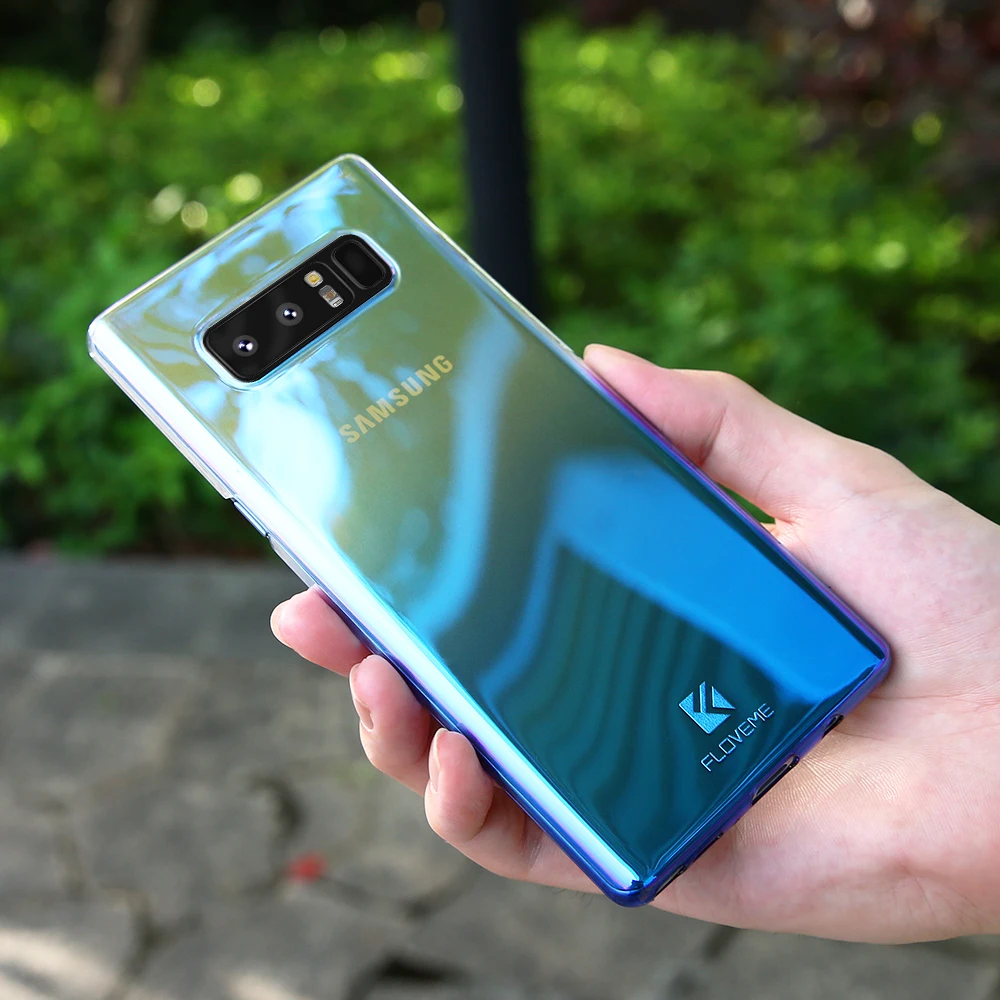 FLOVEME Aurora Blue Ray чехол для телефона для samsung Galaxy S9 S9 Plus Ультратонкий чехол из поликарбоната для samsung S8 S6 S7 Edge Note 8 чехол s Capa