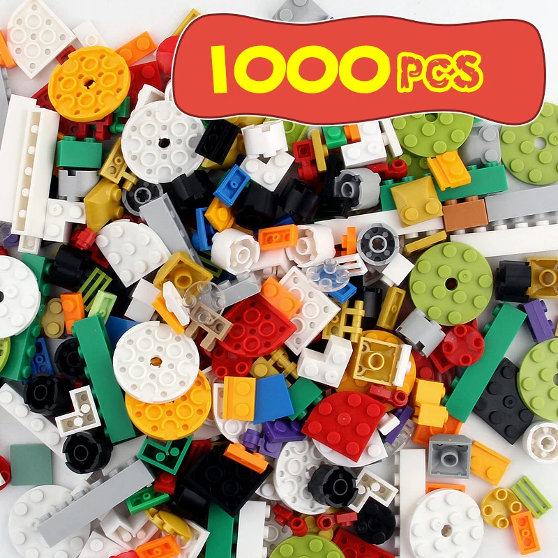 Детские игрушки 1000 шт. кирпич дизайнер Творческий классическая кирпичная DIY