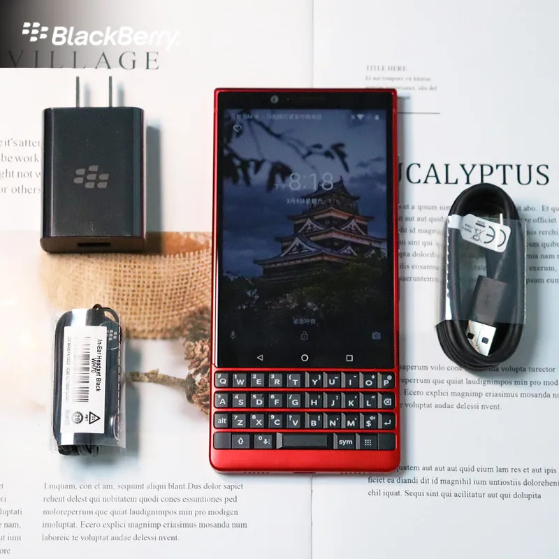 QC 3,0 зарядное устройство для телефона Blackberry KEY2 Быстрая Зарядка адаптер для Blackberry KEYone с Tpye-C USB кабель для передачи данных