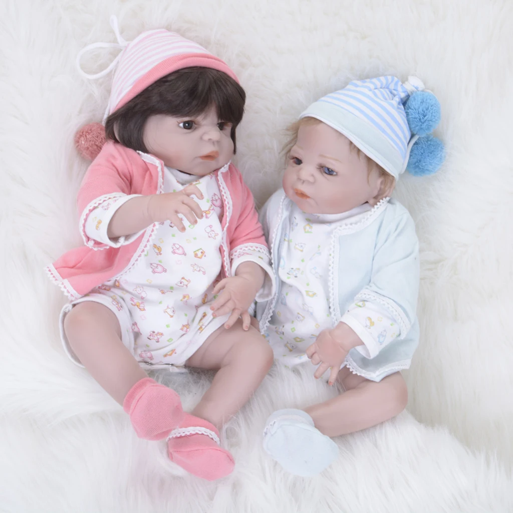 

Lifelike 22inch Reborn Doll Newborn Baby Girl Doll Kids Sleeping Toy Bath Play Toy Creative Xmas Birthday Gift