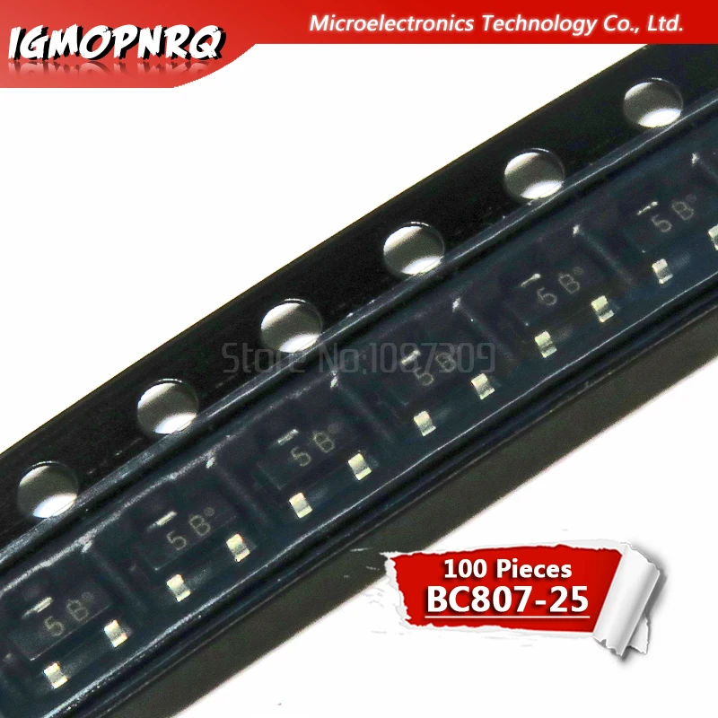 200 шт. Φ BC807 25 BC80725 ( 5BW ) SOT-23 SMD BC807-25 | Электронные компоненты и принадлежности