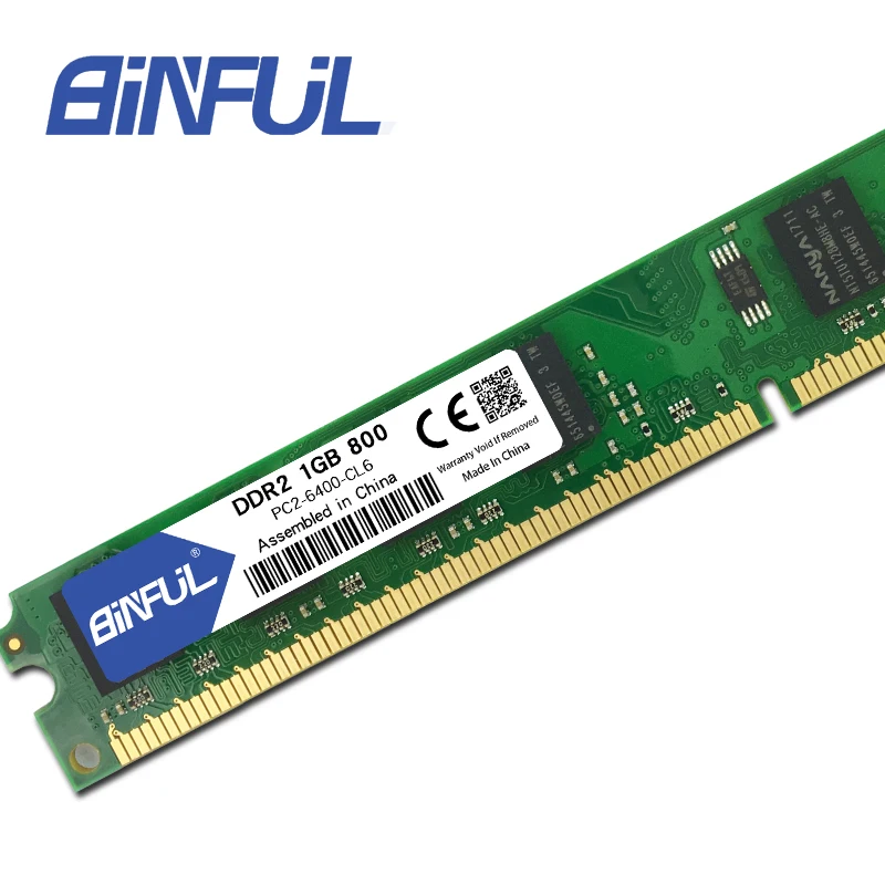 BINFUL DDR2 1 ГБ/2 ГБ 667 МГц 800 МГц PC2-5300 памяти PC2-6400 память для настольного компьютера ram PC