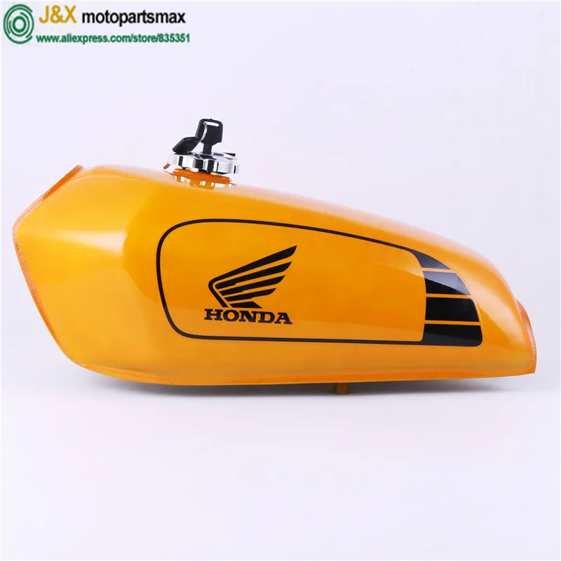 same photo Мотоциклетный Бак CG125 топливный бак добавить до 9 литров емкости, чем бак утолщение высокого качества автомобильной краски процесс - Цвет: same photo
