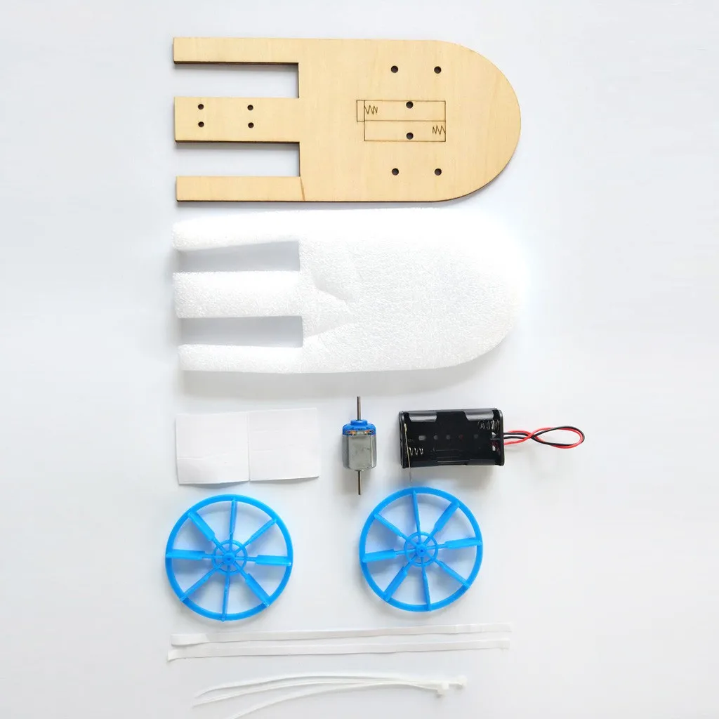 Игрушки DIY деревянная лодка ремесленные игрушки электрическая модель для детей