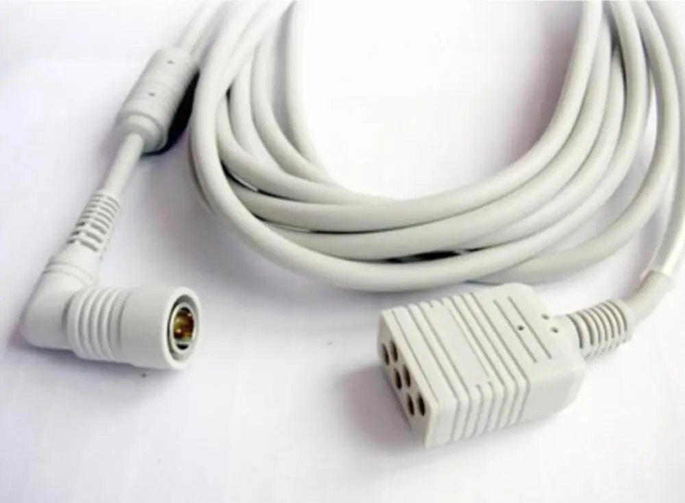 Колин 5 ЭКГ магистральный кабель для BP88 BP306 круглый 6pin AHA или IEC |