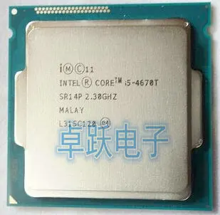 Оригинальный телефон I5 4670T процессор CPU LGA 1150 четырехъядерный 45 Вт 2 3 ГГц 22 нм