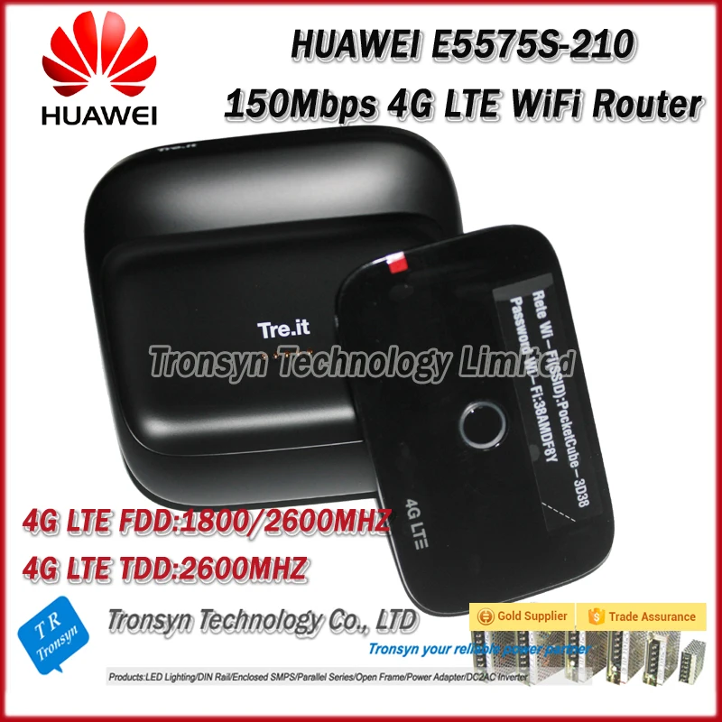 

Free Shipping Original Unlock 150Mbps HUAWEI E5575S-210 Protable 4G LTE WiFi Router Support LTE FDD B3 B7 TDD B38