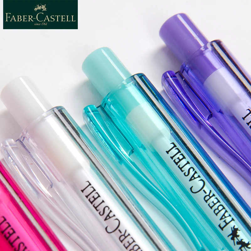 Faber-Castell Mechanical Pencil 0.5MM Lead Core 1Piece Traingle Pen Anti-slip Design Cute For School Supplies With 4Color | Канцтовары