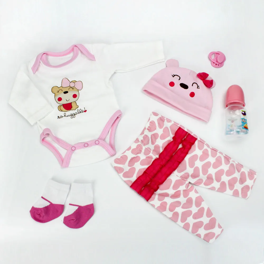 KAYDORA 55 см 22 дюймов виниловые Reborn Baby Doll мягкий реалистичный Bebe Одежда для куклы