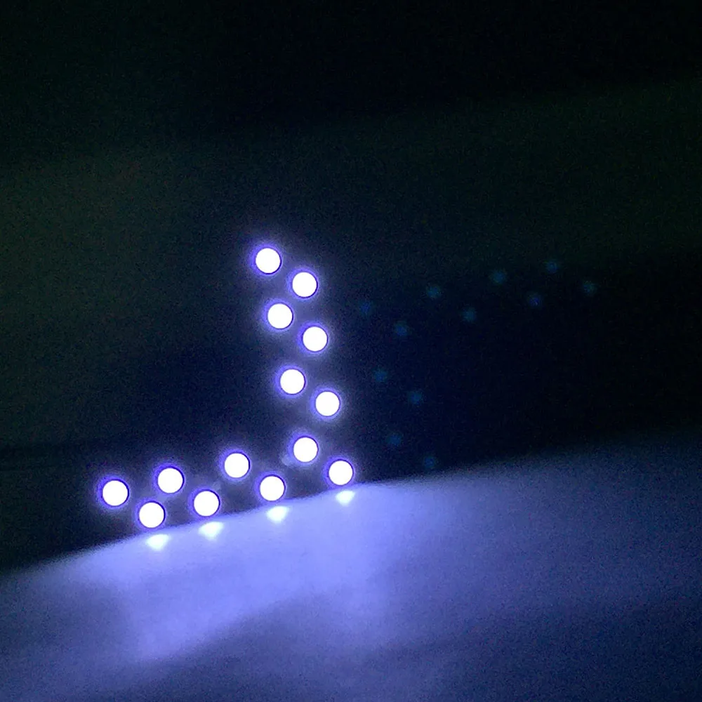 Светодиодная панель со стрелками 14 SMD 1 шт. для автомобильного зеркала заднего