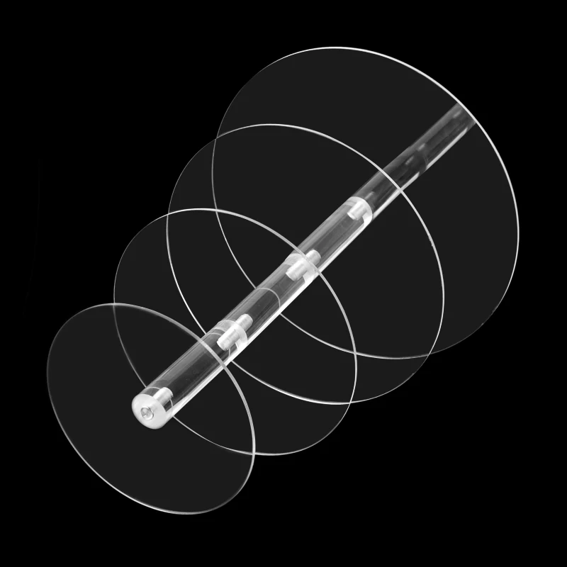 Круглый акриловый держатель для торта 3/4 уровня подставка кекса сборка и