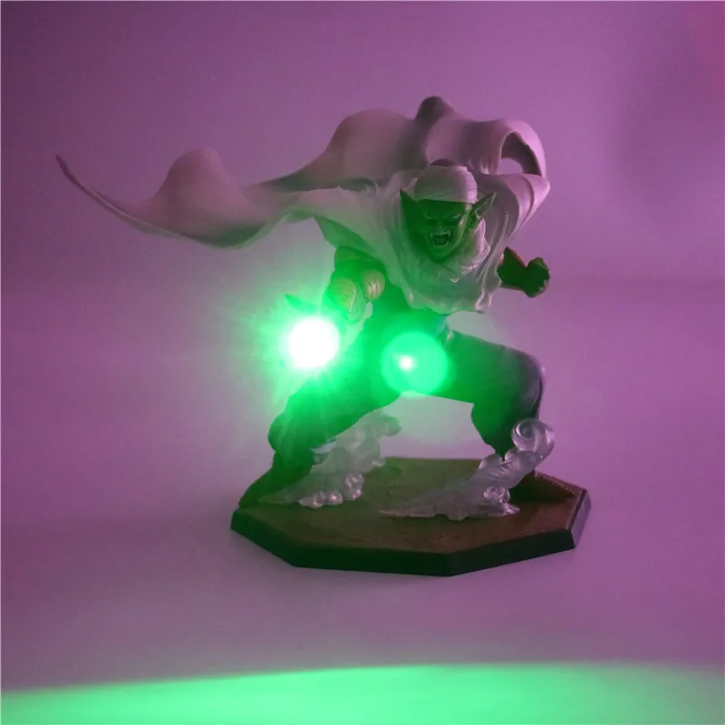 Драконий жемчуг Z Piccolo ПВХ фигурка ночник Игрушка Аниме настольная лампа Жемчуг