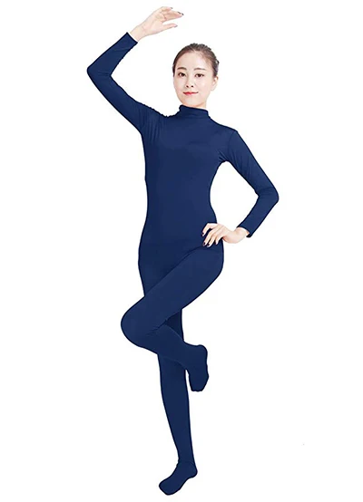 SPEERISE взрослый полный тело Zentai черный лайкра спандекс ноги обтягивающие облегающие комбинезоны костюм для женщин Unitard человек Косплей костюмы - Цвет: Tibetan Youth
