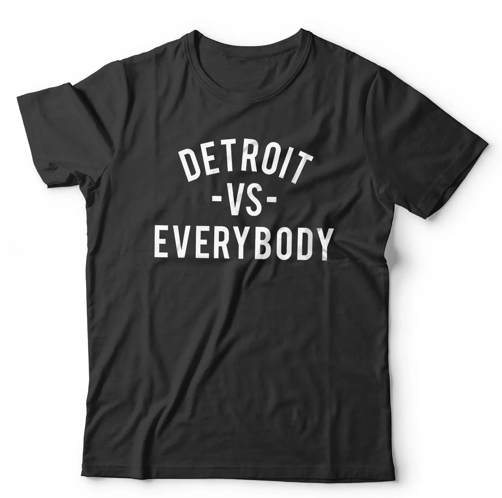 Мужская футболка в стиле хип хоп Eminem Detroit Vs Everybody повседневная хлопковая высокого