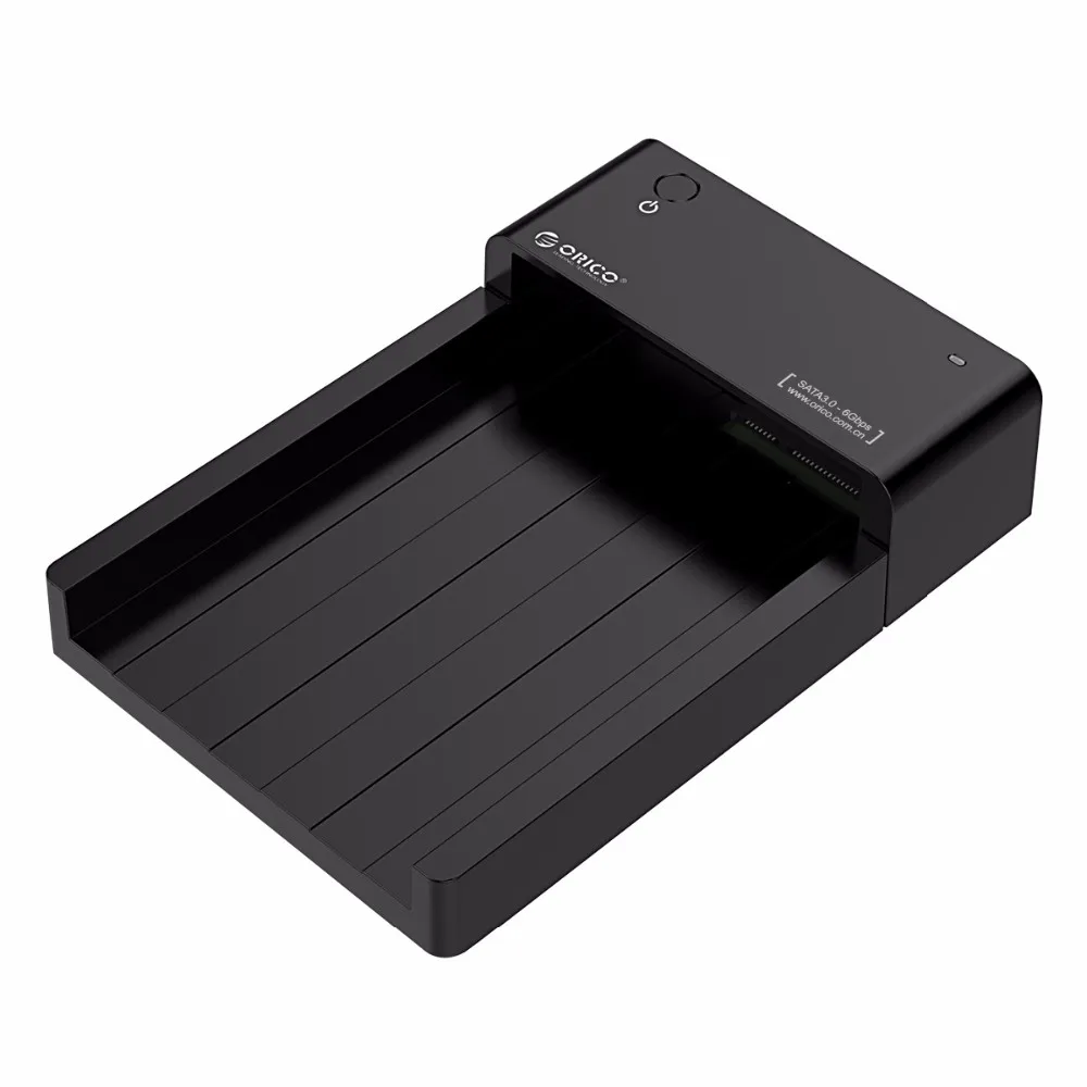 ORICO 2,5 3,5 дюймов HDD SSD док-станция SATA для usb Тип B внешний корпус жесткого диска Поддержка 8 ТБ диск инструмент бесплатно