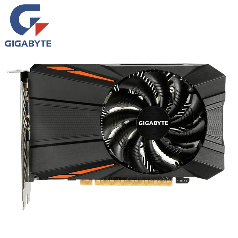 Видеокарты GIGABYTE GPU GTX 1050 2 Гб видеокарты 128 бит GDDR5 видеокарты для nVIDIA Geforce GTX1050 D5 2 Гб карта VGA видеокарты Hdmi PCI