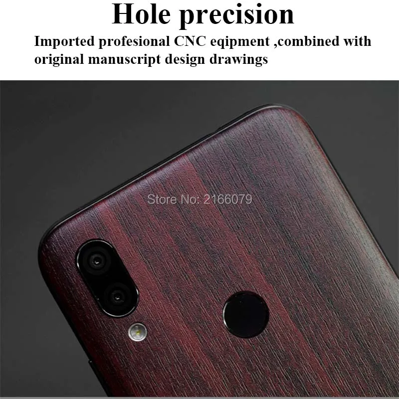 Для Xiaomi Redmi 7 Note Pro Y3 модное полное заднее покрытие 3D Имитация древесины защита
