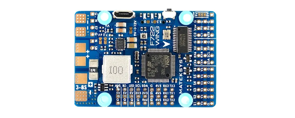 Matek Systems F722-WING Flight Controller STM32F722RET6 Built-in OSD For RC Airplane Fixed Wing Models Accessories | Игрушки и хобби