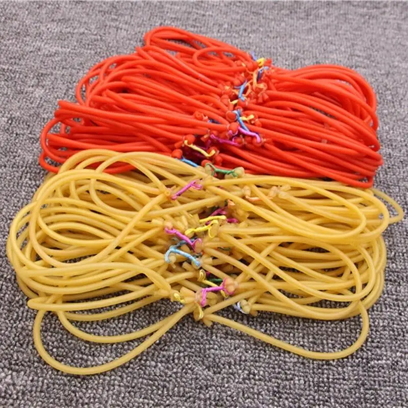 

20pcs/50pcs Slingshot Rubber Band For Shooting Fishing high quality Slingshot Rubber Tube Natural latex Rubber Bands