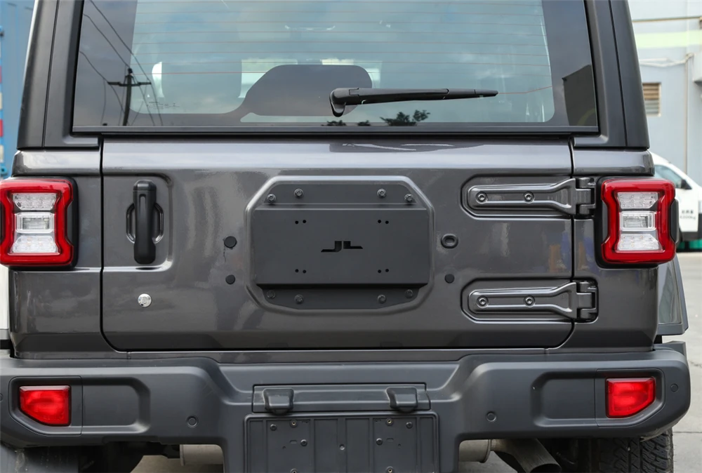 Запасная шина багажника автомобиля для Jeep Wrangler JL UP черная панель из алюминиевого сплава внешние аксессуары