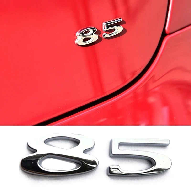 100 значков набор автомобильных наклеек хромированная эмблема слово P90D для Tesla Model